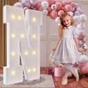 imprsv 4FT Marquee Light Up Letters for Birthday Party Decorations Large Marquee Letters for Wedding Event Bridal Shower Engagement Anniversarty Party Decor,Letter N