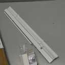 1" Cordless Mini Blinds 22" W x 36" H, White Vinyl Blinds, Horizontal Light Filtering, Window Blinds for Indoor Windows, Office, Kitchen, Bathroom and Living Room.