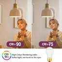 Frosted A15 Led Bulb 8W Equal 75 Watt E26 Light Bulb Soft White 3000K Dimmable E26 Edison Bulb for Ceiling Fan Light Bulbs,Wall sconces and Refrigerator Light Bulb 800lm,AC120V, 6Pack