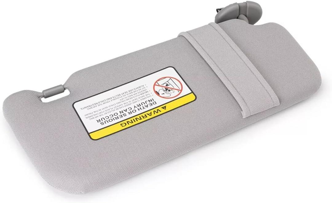 Compatible with Toyota Auris Corolla 2008-2013 Car Interior Sun Visor with Mirror Grey Beige Sun Shade Left Right Driver Passenger Side