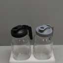 2 Pack Glass Pitchers with Lid, 64 oz Sun Tea Pitcher, Half Gallon Mason Jar Pitcher with Wide Mouth Airtight Lid for Ice Tea, Cold Brew Coffee, Fridge Water, Milk, Juices, Leak Proof Water Jug