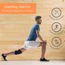 NatraCure Hot & Cold Knee Wrap Brace Support Ice Wrap for Knee Pain - Ice Packs for Knees - Post Knee Surgery Recovery Gift Must Haves, MCL, PCL, ACL Recovery Must Haves - Knee Wraps for Pain Relief (Black)