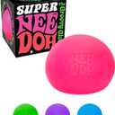 Schylling Brand Original Super Nee Doh Stress Ball Fidget Toy - Huge 4.5" in Diameter - Jumbo Squishy Squeezy Fun - Colors Assorted - Ages 3+