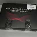 Red Light Therapy for Face and Body, Red Infrared Light Therapy Lamp with Stand Led 660nm Red Light-Therapy& 850nm Infrared Light Device for Body (Black)