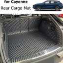 Cargo Mat Compatible with 2019-2025 Porsche Cayenne Coupe Trunk Mat (and Rear Left and Right Side Panels) Cargo Liners for Porsche Cayenne (NO E-HybridPlug-in Hybrid)