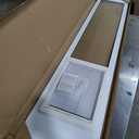 Ideal Pet Products Aluminum Pet Patio Door, Adjustable Height 77-5/8" to 80-3/8", 10-1/2" x 15" Flap Size, White