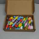 CZWZ 20Pcs Mini Multicolor Pens in One 4-in-1 Cute Pens Bulk for Kids, Fun Kawaii Ballpoint Pens for Birthdays and Children's Party Favors Gifts Teacher School Supplies