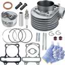 180cc Cylinder kit 62mm Big Bore Kit fit for GY6 125cc 150cc 1P52QMI 1P57QMJ Engine Scooter Moped ATV Quad