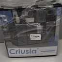 Criusia Large Storage Cubes - 13 Inch Heavy Duty Fabric Storage Bins for Shelves Closet, Cube Organizer - 8 Pack Collapsible Cube Storage Bins Baskets for Organizing Clothes Blankets Toys (Black)