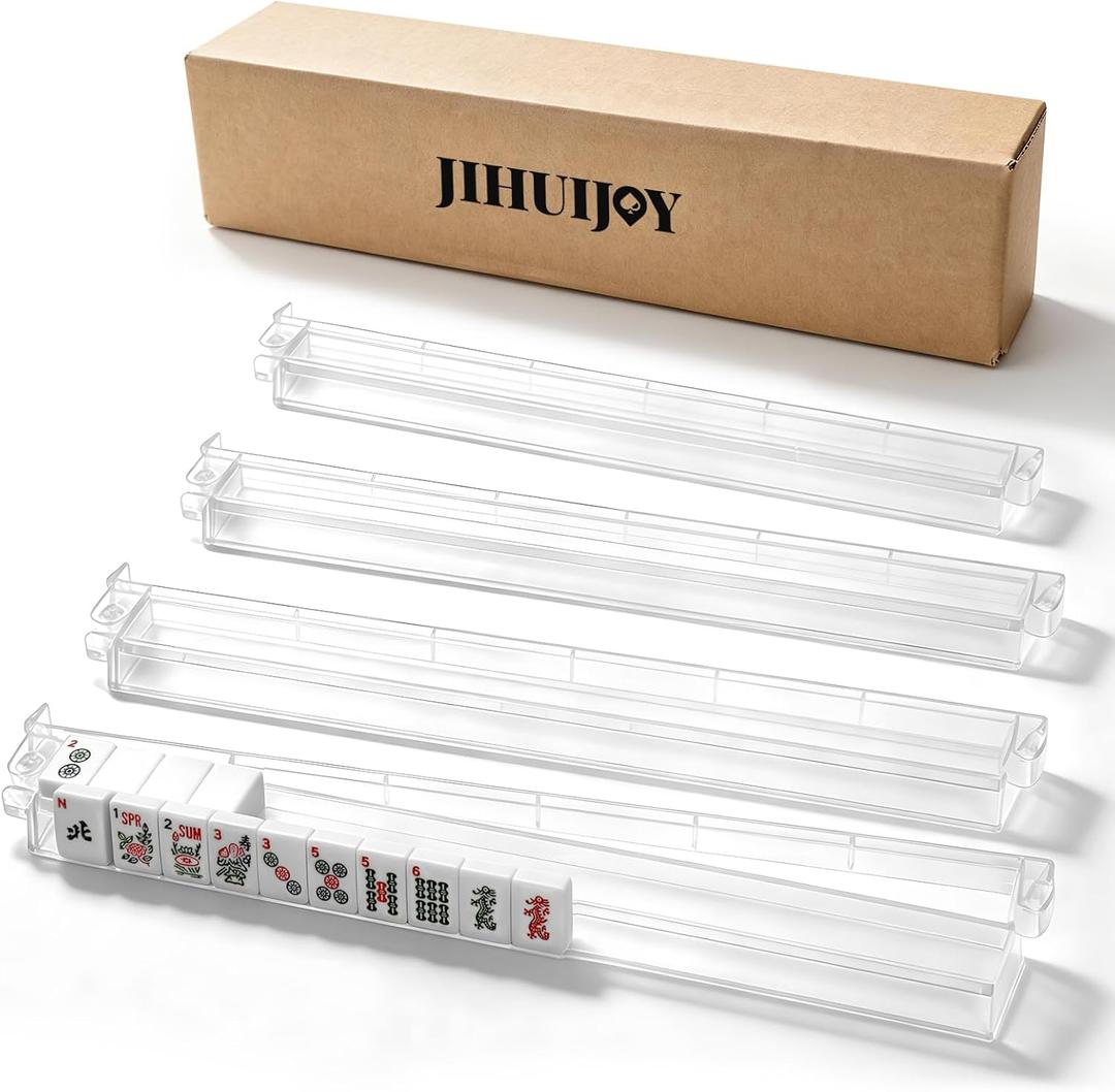4 Pcs Colorful American Mahjong Racks (Upgraded Version)