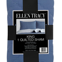 Ellen Tracy, King 1 Quilted Sham 20×36 in (51×91cm) 100% Polyester