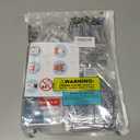 Winlyn 24 Sets Christmas Gingerbread House Suncatchers Ornaments Decorations DIY Window Paint Art Suncatchers Winter Crafts Painting Kits for Kids Classroom Activities Art Project Party Favors