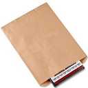 Premium Quality Kraft Paper Bags Flat Merchandise Bags 100 Pack (7 X 10 in)