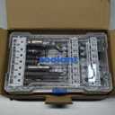 toolant 46-Piece Screwdriver Bit Set (S2 Steel), SAE/Metric Hex & Torx Bits for Furniture Assembly, Magnetic Tips with Color-Coded Ring, Easy-Access Storage Case for Home & Auto Repair