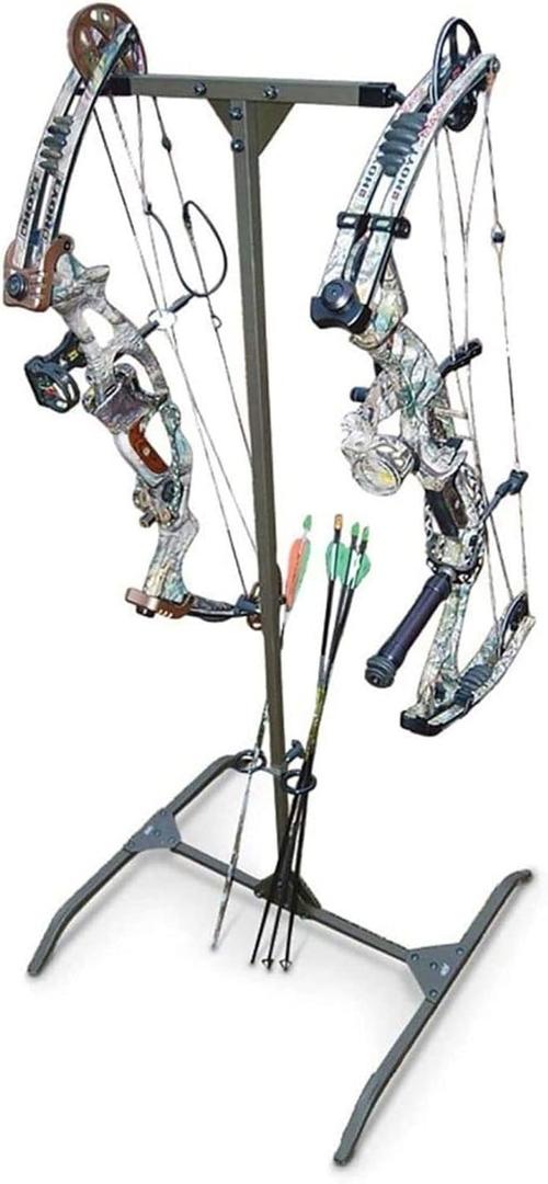 HME Hard Surface Practice Indoor & Outdoor Archery Bow Storage Hanger Rack