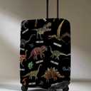 Subvise Dinosaur Suitcase Cover for Dinosaur Lover,Suitcase Protector Elastic Luggage Cover Anti-scratch (Large (25-28in))