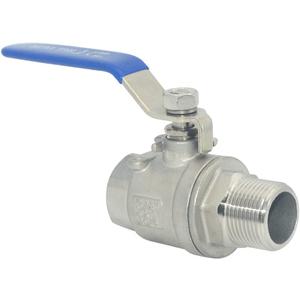 DAN SPEED Full Port Ball Valve Male x Female S304 Stainless Steel Heavy Duty for Water, Oil, and Gas,1000WOG (3/4inch)