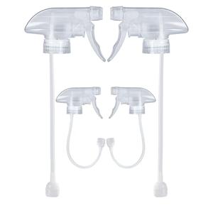 4 Pack 360° Spray Nozzles for 8oz, 16 oz Glass Spray Bottles, Spray Nozzles with Mist Stream Sprayer for Kitchen, Garden, Home and Office, Cleaning Solutions