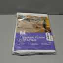 Ultra Soft Pillow Protectors with Zipper King Size - Set of 4 Breathable Pillow Covers - 100% Protection Against Stains, Dust & Dirt - Machine Washable (White)