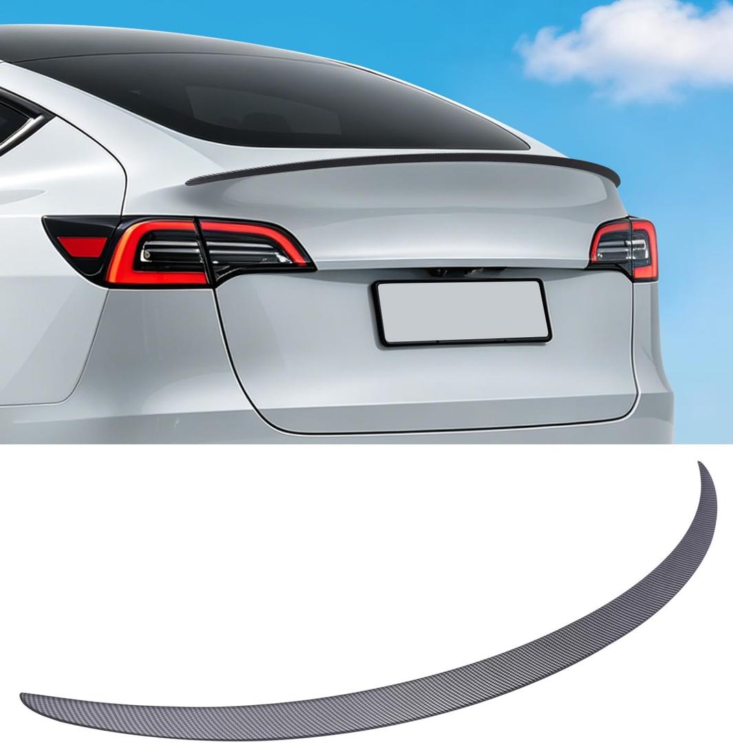 Xprite Rear Spoiler Compatible with Tesla Model Y 2020-2024 Trunk Lip Wing