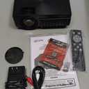 GPX Mini Projector with Bluetooth, USB and Micro SD Media Ports, Includes Remote (PJ300B),Black
