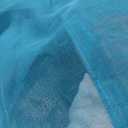 DWCN Sky Blue Sheer Curtains Semi Transparent Voile Rod Pocket Curtains for Bedroom and Living Room, 52 x 84 inches Long, Set of 2 Panels