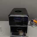 Shaved Ice Machine, Portable Ice Maker with Rapid Cooling and Food-Grade Stainless Steel Material, Adjustable Snowflake Ice Making Speed, Ice Cream Maker for Home, Office, Restaurant, Bar, Party (Black)