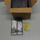 GOmaize Front Loading Black Picture Frame 4x6 Set of 10 Wall and Table Mounting