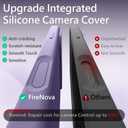 FireNova Magnetic for iPhone 17 Pro Max Case, Compatible with MagSafe, [Integrated Silicone Camera Control Button] [Camera Protection] Anti-Scratch Microfiber Lining Phone Case, 6.9", Clove Purple