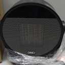 DREO Space Heater 1500W, 60 Adjustable Tilt, 10.5ft/s Portable Electric Heaters for Indoor Use with Thermostat, 8 Safety Protections, 3 Modes, Remote, Quiet Desk Heater for Bedroom, Office, Black