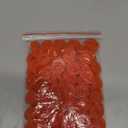 100-Pack Plastic Hinged Screw Cover Caps, 5mm Shutter Screws with Caps, Fold Snap Washer Covers, Washer Flip Protection Covering M3 M4 M5 Screws Heads [Red]