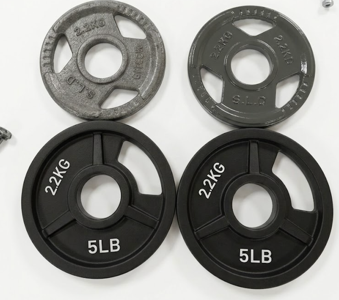 Set of 5lb Weights, Set of 2.5lb Weights