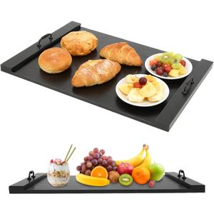 Stove Top Cover  30" x 22" Wooden Noodle Board with Handles, Extra Counter Space Stove Protector & Decorative Tray for Gas or Electric Ranges, Apartments & RV Kitchens