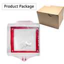 1 Pcs Emergency Stop Button Cover, Large Transparent Stop Push Button Cover, Removable Base Cover, Box Type, Push Switch Protector for Emergency Button (A Style)