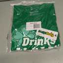 Tipsy Elves Mens St Patricks Day Shirt  Funny Irish Graphic T-Shirt, Green Clover St Patricks Tee (L)