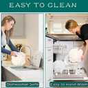 Air Fryer Trivets Silicone for Ninja Crispi, Hot Pads Potholders for Ninja Crispi Airfryer Accessories, Heat-Resistant, Non-Slip, Protection for Countertop (White)