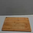 Hiware Wood Cutting Boards for Kitchen, Heavy Duty Bamboo Cutting Board with Juice Groove, Bamboo Chopping Board Set for Meat, Vegetables - 18" x 12" (Brown)