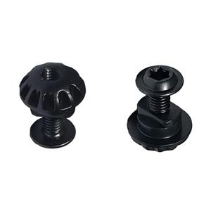 2 Pcs Screw Bolt and Plastic Grommet/Nuts Compatible with La-Z-Boy/Lazyboy Rocker Recliner Leg Rest Scissor Insert, Screw and Grommet Replaces Parts for footrest 3-Position Locks