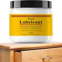 Upgrade Wood Lubricant & Wood Wax for Drawers, Doors, Hinges - Multi-Purpose Semi Paste Wax for Wood - Drawer & Door Hinge Lubricant - Loosen Drawer Slide - Restore & Preserve Wooden Slide - 7oz