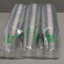 FoldTier 100 Pcs Graduation Cups Graduation Decorations 2025, 16 oz Congrats Grad Party Cups Plastic Disposable Class of 2025 Drinkware Bulk for Grad Celebrations Party Tableware Supplies(Green)