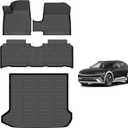 for Hyundai Ioniq 5 Floor Mats 2025-2026(with Fixed Console)(Not for Limited/XRT/N Models), TPE Automotive All Weather Custom Car Floor Mats Cargo Liner Accessories(SE/SEL)