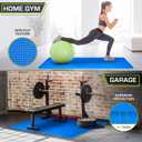 ProsourceFit Weaved Pattern Extra Thick Exercise Puzzle Mat -inch, EVA Foam Interlocking Tiles for Protective, Cushioned Flooring for Home and Gym Equipment; Blue, 24 SQ FT, 6 Tiles