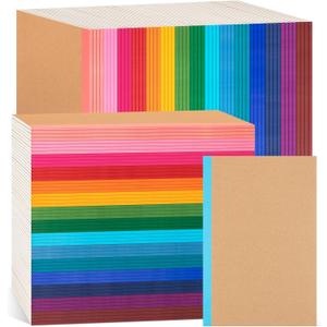 120 Pack Composition Notebook Journals Bulk, A5 Lined College Ruled Notebook, Kraft Cover with Rainbow Spines, 8.3x 5.5, 15 Colors 60 Pages for School Office Travel