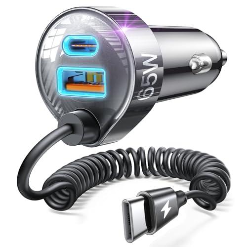 LISEN 30W Car Charger USB C Fast Charging for iPhone 16 15 Pro Max,Super Fast Type C Car Charger Adapter Fit iPhone 16e 15 Pro Max Plus,iPad Pro,Samsung Galaxy S25 S24 Ultra,Pixel,Android,Black