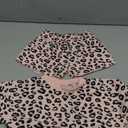 Toddler Baby Girls Leopard Print Summer Clothes Set T-Shirt and Short Pants 2pcs Outfits (1-Pink, 1T)