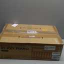 Vangoa Kids Piano Keyboard, 37 Keys Wood Digital Piano for Kids, Music Educational Instrument Toy, for Girls and Boys, Solid Wood Yellow (Bright Brown)