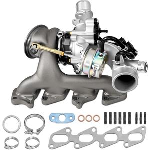 667-203 Turbo Turbocharger Kit with Gasket Compatible with 2011-2015 Chevrolet Cruze 2016 Cruze Limited 2012-2020 Chevy Sonic 2013-2021 Trax 2013-2021 Buick Encore L4 1.4L Replace# 55565353