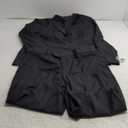 Casual Blazer Pants Suits for Men Dressy Oversized Long Sleeve Blazer and Wide Leg Pants 2 Piece Outfits, XL