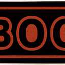 Artoid Mode Boo Halloween Doormat, Low-Profile Switch Rug Door Home Decor Mat Floor Mat for Indoor Outdoor 17x29 Inch