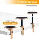 Adjustable Fan Holder for Dorm Room, Bunk & Lofted Bed, College & office essentials, Horizontal & Vertical Clamping, Adjustable Height & Distance Design (Bamboo)